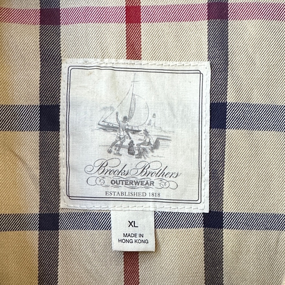 Brooks Brothers Tan Cotton Jacket - Picture 3 of 15